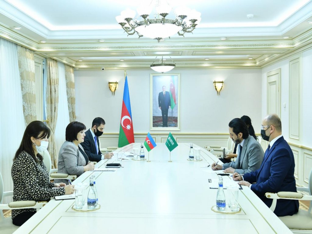 Sahibə Qafarova səfirlə görüşüb