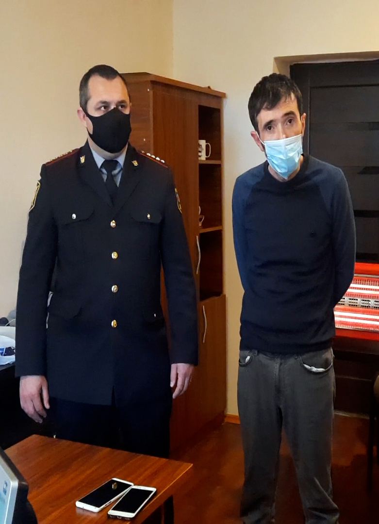 Avtomobilində qumbara gəzdirən şəxs saxlanılıb - FOTO