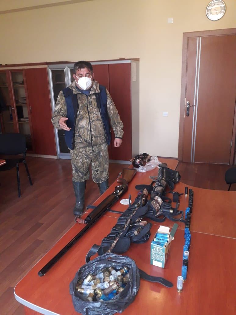 Samuxda qanunsuz ov edən şəxs saxlanılıb - FOTO