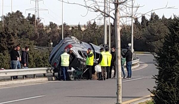 Bakıda ağır yol qəzası