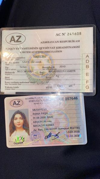 Masazırda piyadanı vuraraq qaçan xanım sürücü yaxalandı - FOTO