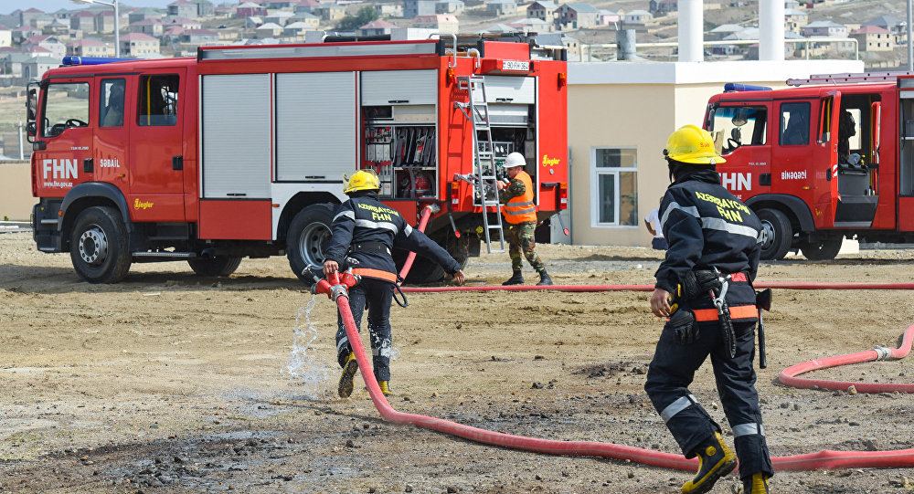 Yasamalda baş verən yanğın söndürülüb - YENİLƏNİB
