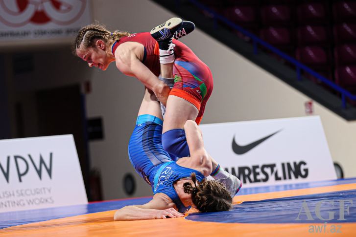 Mariya Stadnik Avropa çempionatının finalında