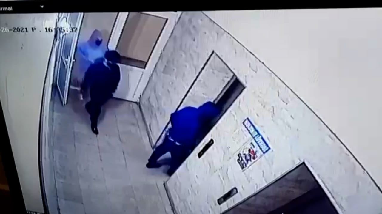 Bakıda evə basqın - Hadisənin baş vermə anından GÖRÜNTÜLƏR