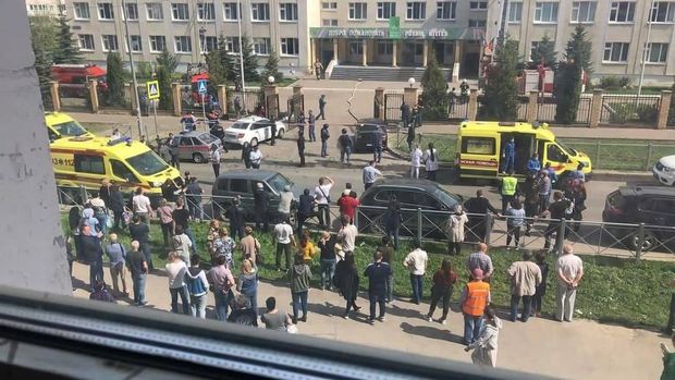 Rusiyada məktəbə silahlı basqın: Ölənlərin sayı 13-ə çatdı - YENİLƏNİB