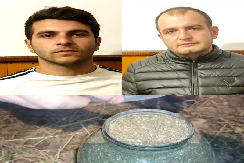 Narkotiki torpağa basdıran şəxs saxlanıldı