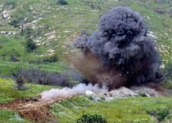 Ermənilərin müharibə dövründə atdığı kasetli bomba partladı - Ölən var - YENİLƏNİB