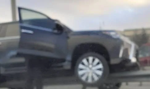 Bakı-Sumqayıt yolunda "Lexus" qəza törətdi: Tıxac yarandı - FOTO