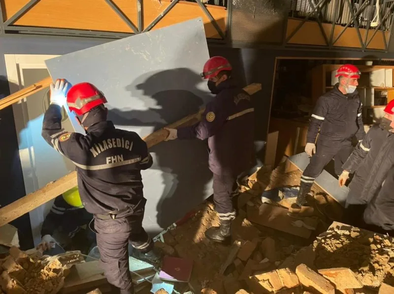 Baş prokurorun birinci müavini partlayış yerinə GƏLDİ