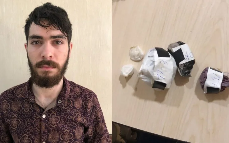 Narkotik maddələrin satışı ilə məşğul olan şəxs saxlanıldı
