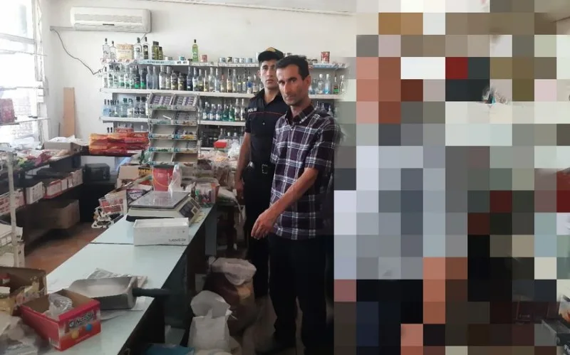 Mağazalardan oğurluq edən şəxs tutuldu - FOTO