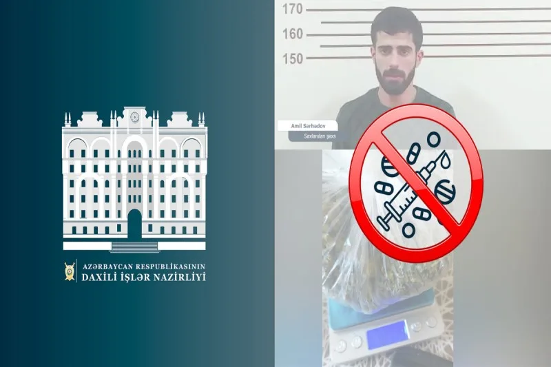 Mopedlə narkotik satan şəxs saxlanıldı - VİDEO