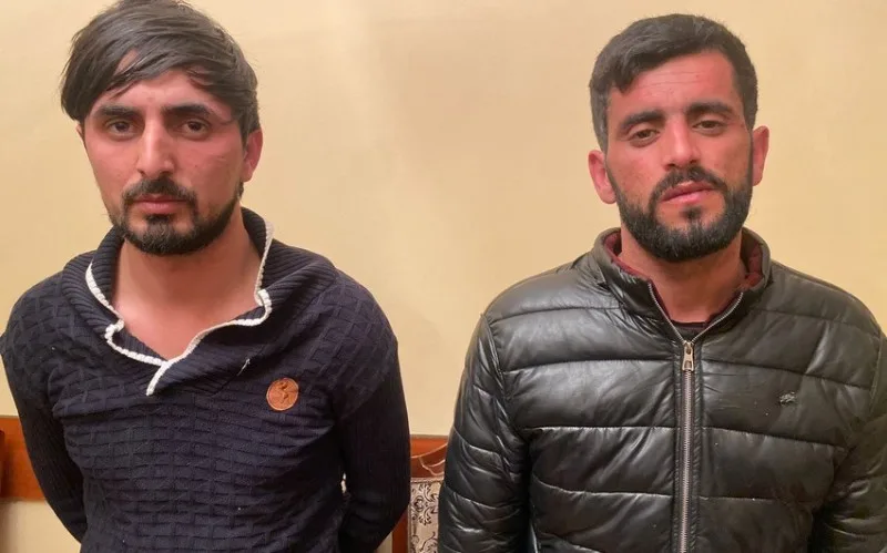 Narkokuryerlik edən iki nəfər saxlanıldı - FOTOLAR