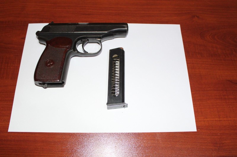 Şəkidə keçmiş məhkum “Makarov”la tutuldu - FOTOLAR