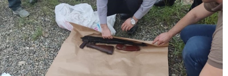 Goranboy sakinində avtomat və narkotik aşkarlandı - FOTO