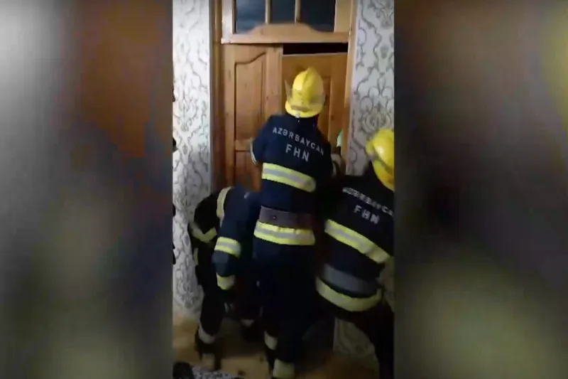 Bərdədə fərdi yaşayış evinin tavanı uçdu - VİDEO