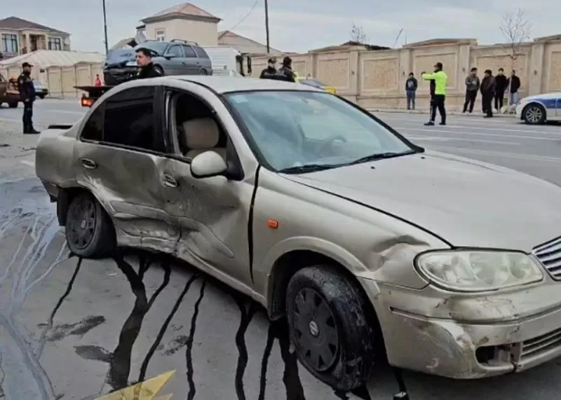 Naxçıvanda "Opel" və "Nissan" toqquşdu - FOTO