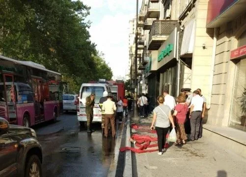 Bakıda mərasim zalında yanğın oldu