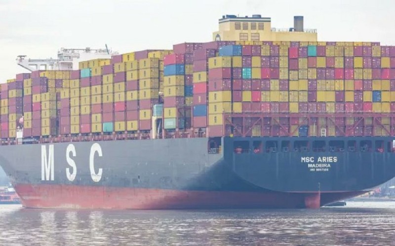 İran “MSC Aries” gəmisinin ekipajını azad edib
