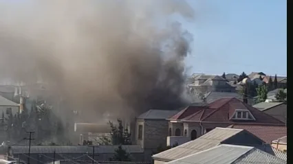 Masazırda evdə baş vermiş yanğın söndürüldü - YENİLƏNİB