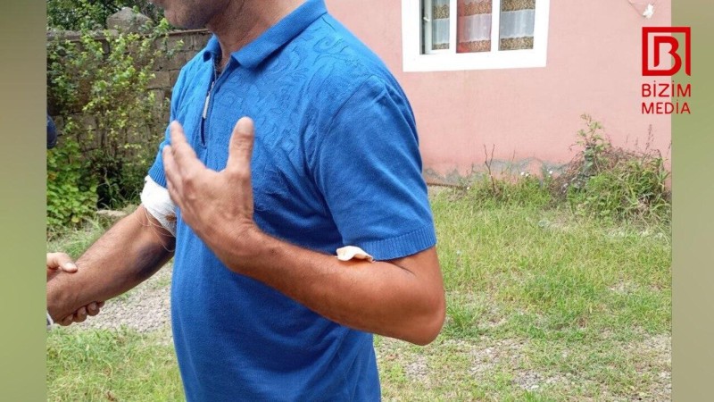 Azərbaycanda naməlum vəhşi heyvan kənd sakinlərini QORXUYA SALDI - FOTOLAR
