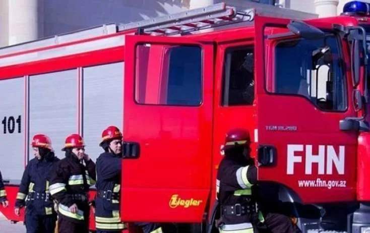 Binəqədi rayonunda yanğın baş verib