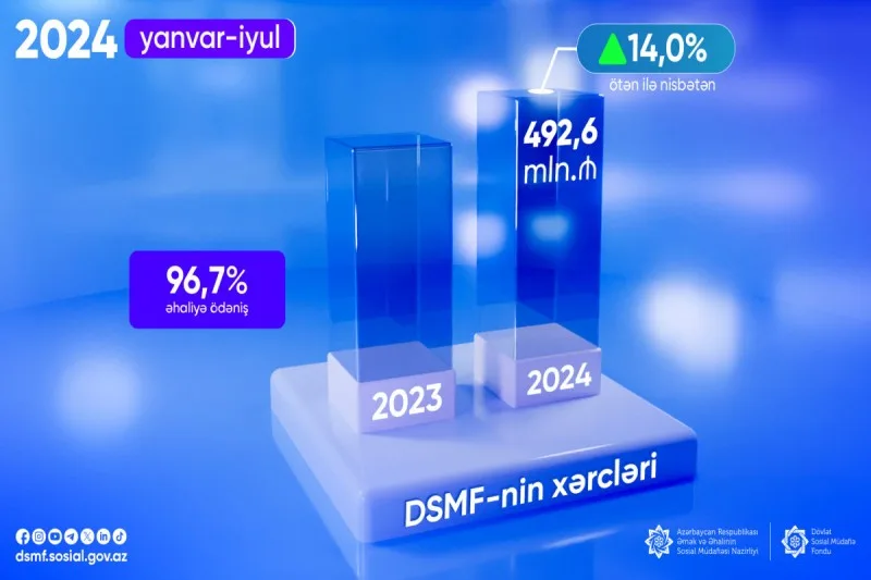 DSMF-nin xərcləri 14,0% artıb