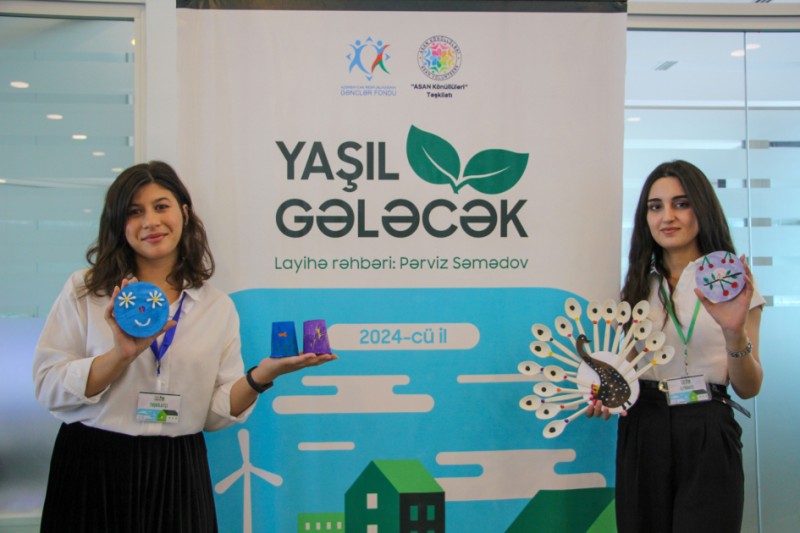 ASAN Könüllüləri "Yaşıl gələcək" layihəsini icra ediblər