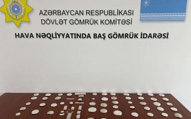 25 kq-dan çox gümüşün qanunsuz yolla keçirilməsinin qarşısı alınıb
