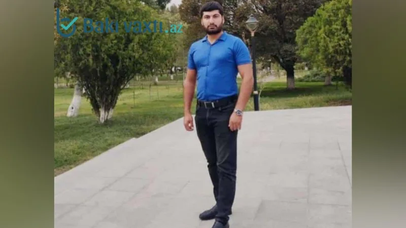 Naxçıvanda faciəvi şəkildə ölən polis zabitinin FOTOSU