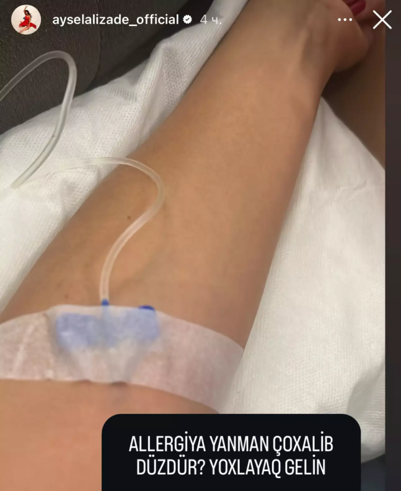 Ayselin səhhətində problem yarandı - FOTO