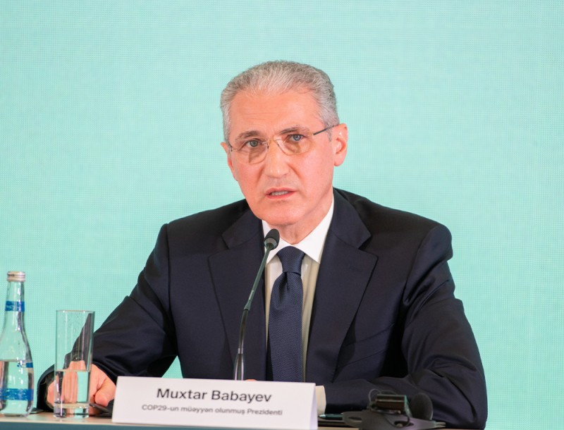 Muxtar Babayev: COP29 çərçivəsində Bakı Şəffaflıq Bəyannaməsini qəbul etmək istəyirik