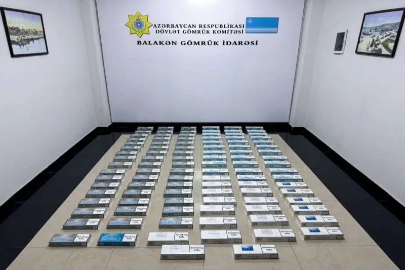 Külli miqdarda aksiz markasız siqaret aşkar edilib - FOTO