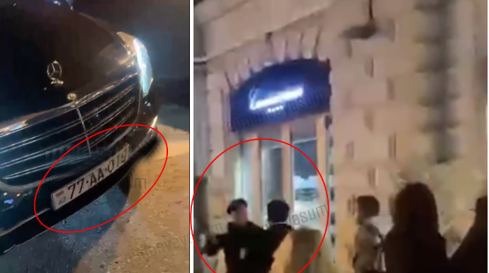 Taksi sürücüsünü döyən AA seriyalı avtomobilin sahibi görün kimdir - VİDEO
