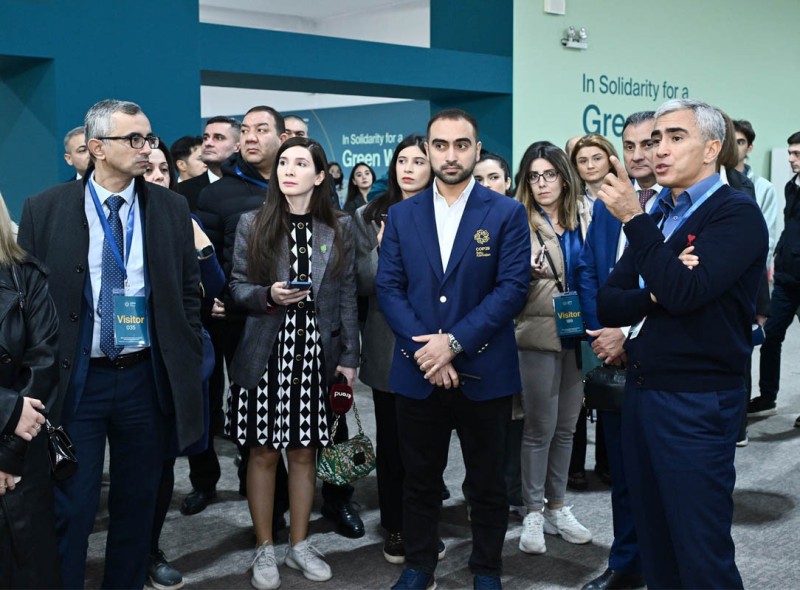 Media nümayəndələri COP29-a hazırlıqla bağlı yekun işlərlə tanış olub - FOTOLAR