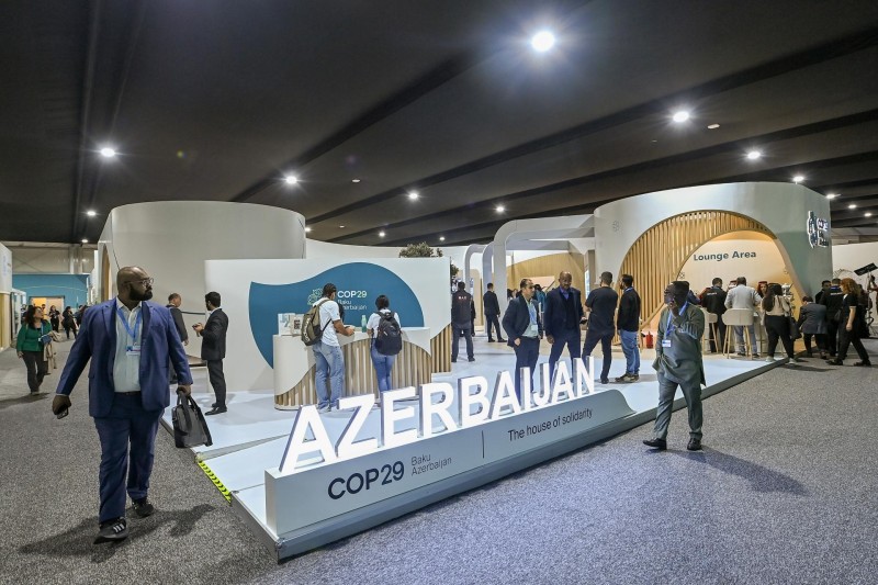 Leyla Əliyeva və Prezidentin köməkçisi Anar Ələkbərov COP29-da Azərbaycan pavilyonuna baş çəkiblər - FOTOLAR