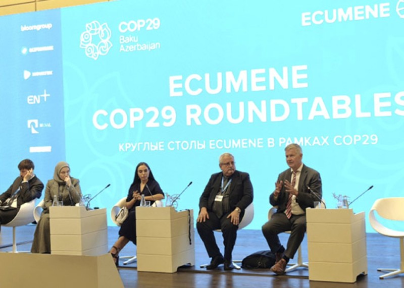Leyla Əliyeva “Ecumene” Qlobal Forumunun plenar iclasında iştirak etdi - FOTO
