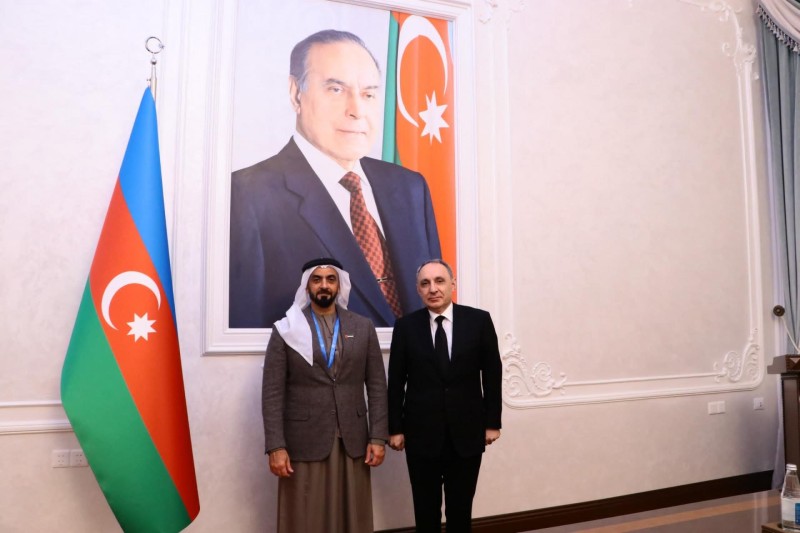 Kamran Əliyev Saif Bin Zayed Al Nahyanla görüşüb