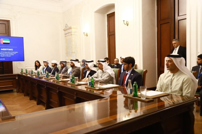 Kamran Əliyev Saif Bin Zayed Al Nahyanla görüşüb