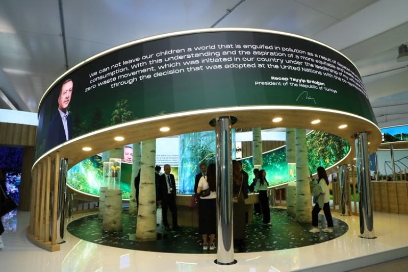 Türkiyənin COP29-dakı pavilyonu xüsusi diqqət çəkir – FOTOLAR
