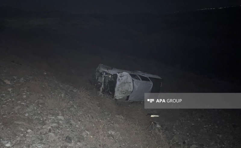 Cəbrayılda ağır qəza - 1 ölü, 2 yaralı - FOTO