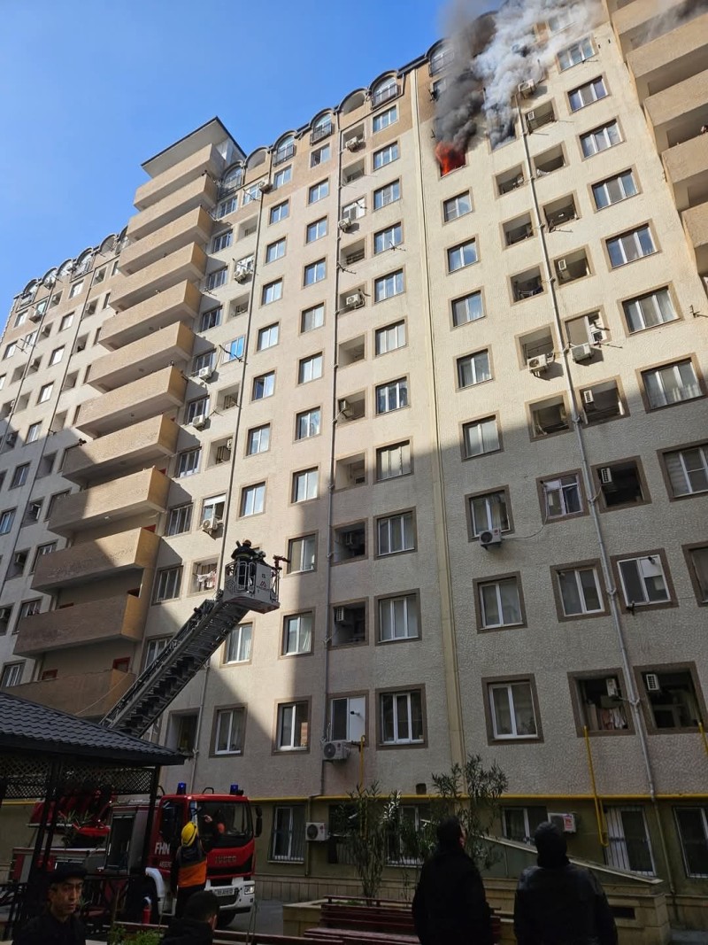 Xırdalanda YANĞIN - FOTOLAR + YENİLƏNİB