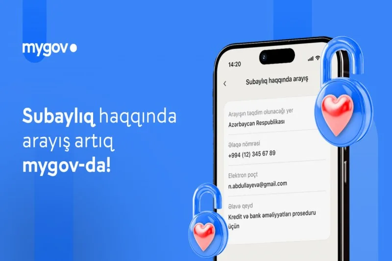 "Subaylıq haqqında arayış"ın verilməsi ilə bağlı YENİLİK