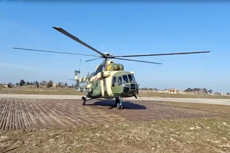 HHQ-nin helikopterləri təlim-məşq uçuşları keçirib - VİDEO
