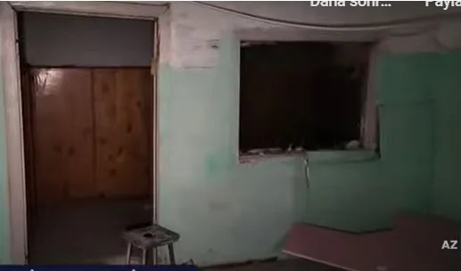 Xankəndinin mərkəzindəki "edam otağı"ndan TÜKÜRPƏDƏN GÖRÜNTÜLƏR