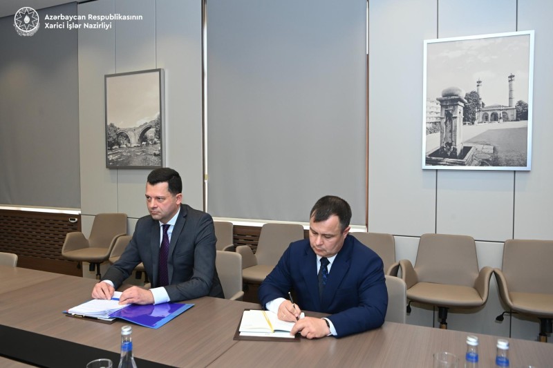 Ceyhun Bayramov Sergey Mihovu qəbul edib