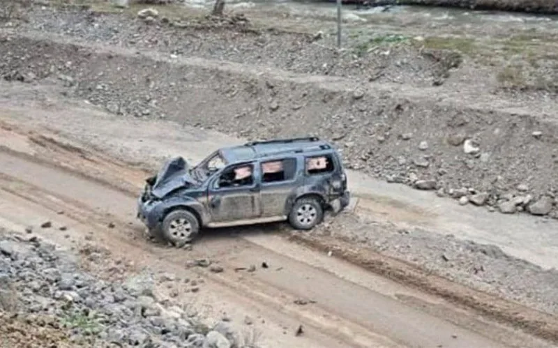 Kəlbəcərdə maşın aşdı, qadın hərbçi öldü - FOTO