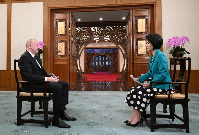 İlham Əliyev CGTN telekanalına müsahibə verdi - FOTO - YENİLƏNİB