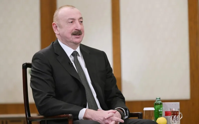 İlham Əliyevin müsahibəsi zamanı Azərbaycan çayı barədə maraqlı dialoq