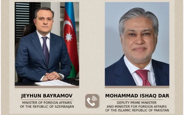 Ceyhun Bayramov Pakistan XİN rəhbəri ilə telefonla DANIŞDI